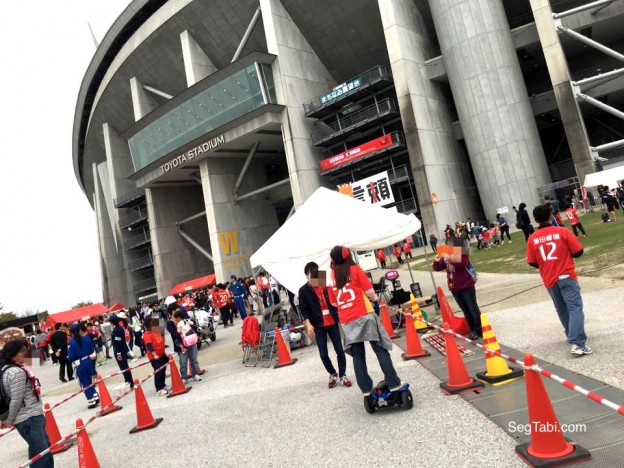 豊田スタジアム試乗会