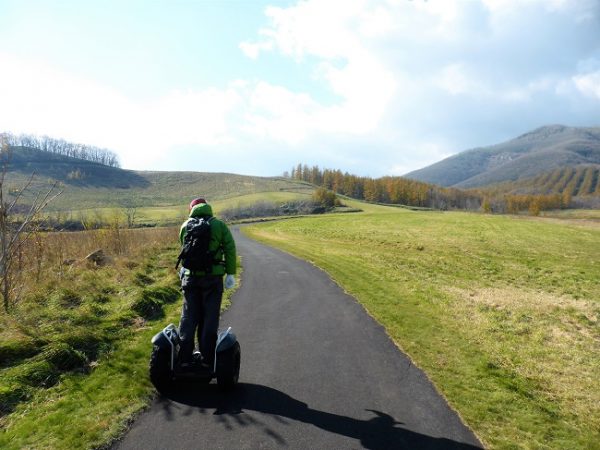 十勝千年の森のツアーの様子